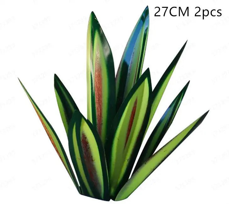 DIY Metal Art 9 Leaves Tequila Rustic Sculpture Rust Garden Yard Art Statues Craft Home Decor Signs Decoration 1