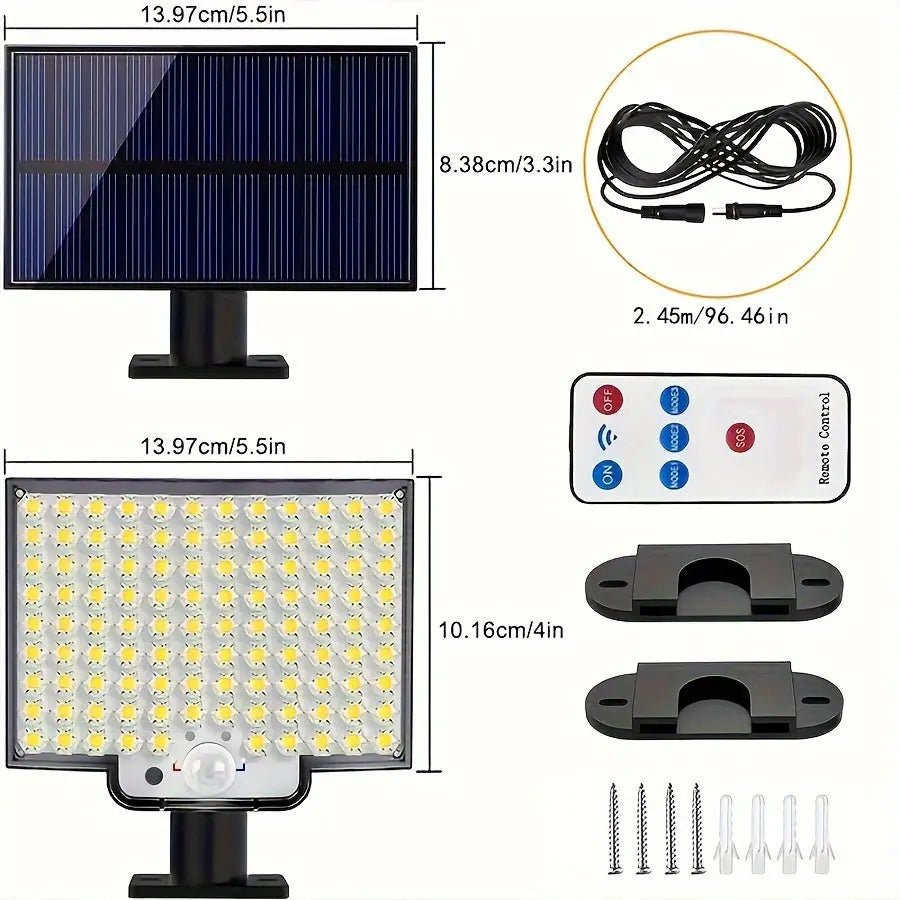 106 LED Solar Motion Sensor Flood Light - soilcommander