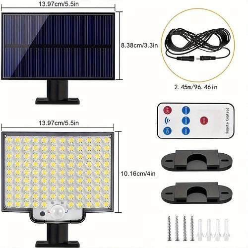 106 LED Solar Motion Sensor Flood Light - soilcommander