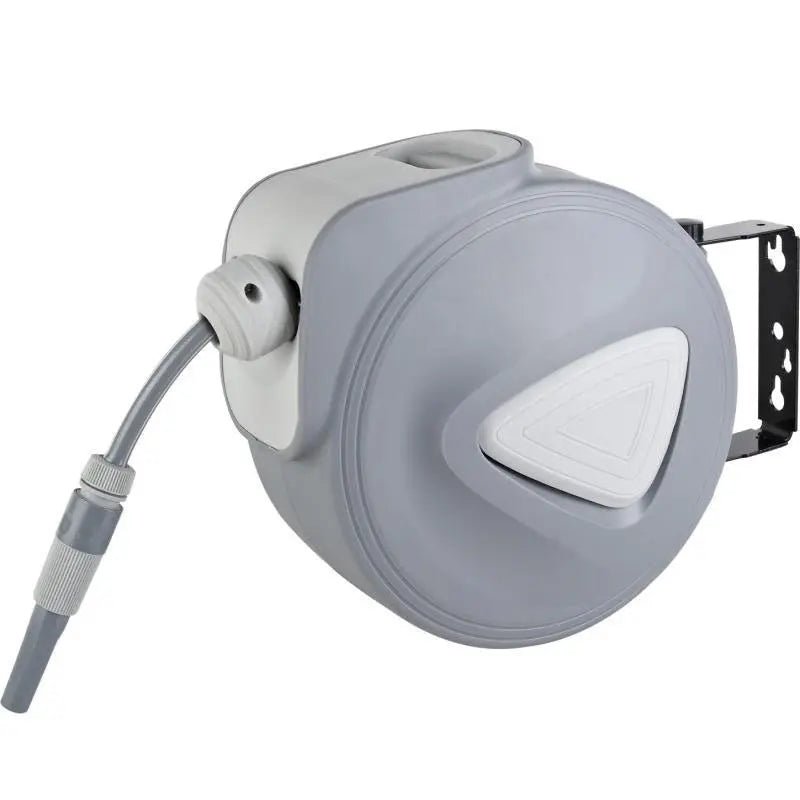10m PVC Water Pipe With Automatic Retractable Garden Hose Reel - soilcommander