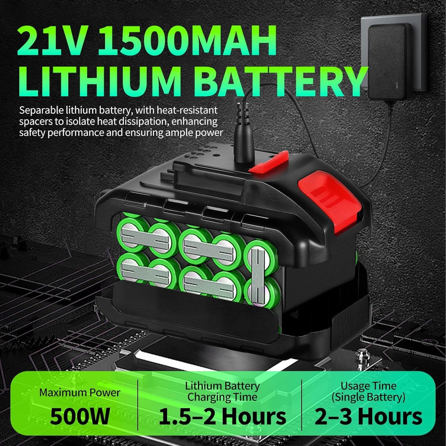 Anbull Electric Pruning Shears Professional Cordless Electric Pruning Shears Pruner With 2PCS Backup Rechargeable 2Ah Lithium Battery Powered Tree Branch Pruner