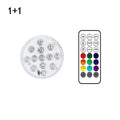 13 Led Submersible Light for Swimming Pool Garden Fountain Bathroom IP68 Waterproof Underwater Lamp with Suction Cup RF Remote - soilcommander