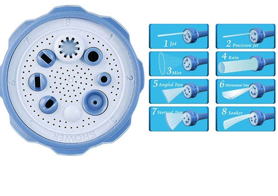 8 in 1 EZ Jet Water Cannon Dispenser Spray Gun Car Washer