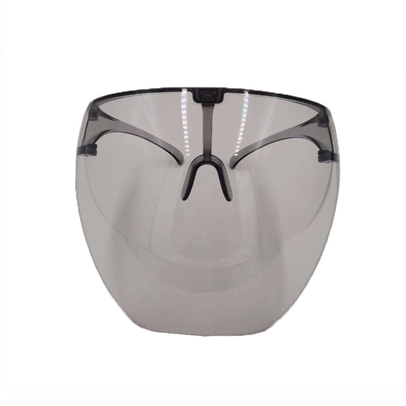 Clear Anti-Spray Protective Face Shield Safety Glasses