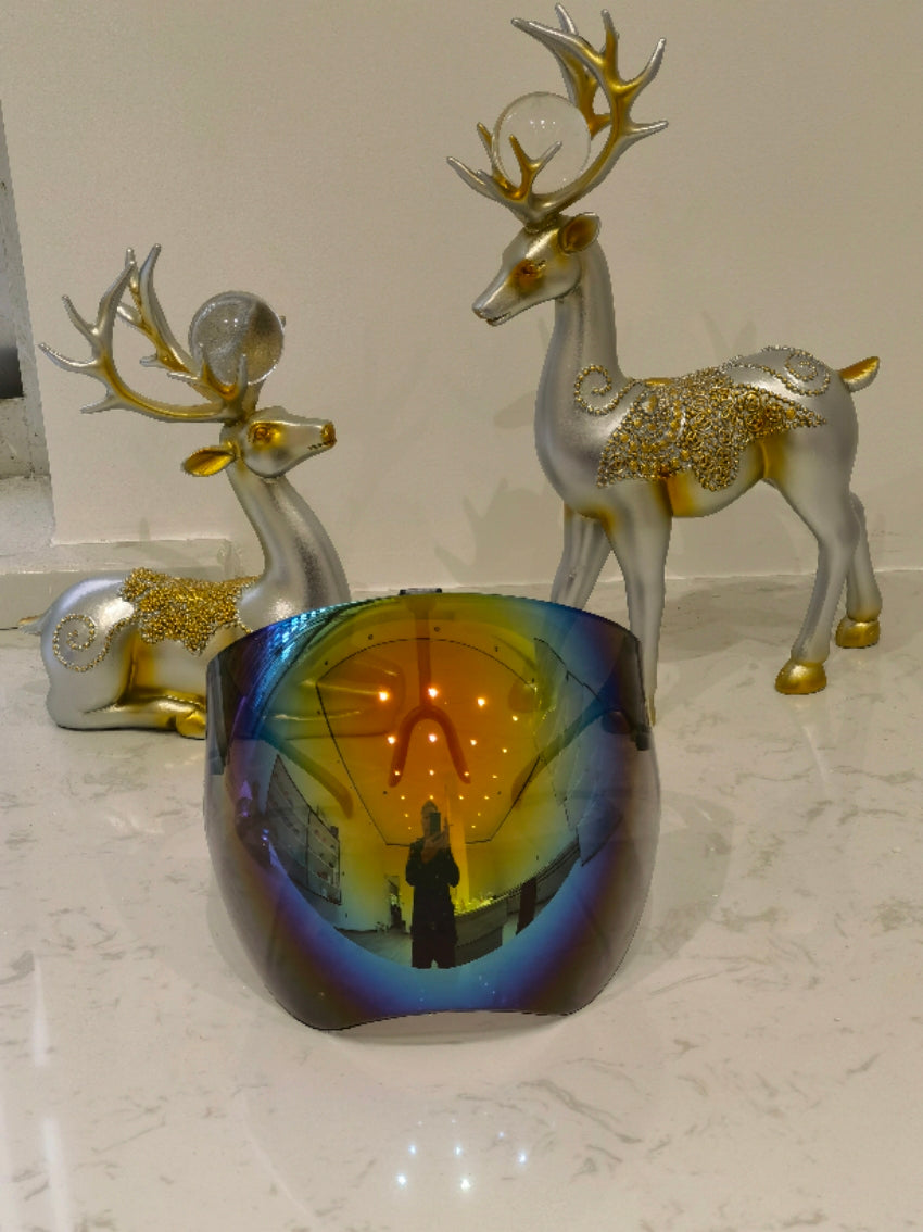 Clear Anti-Spray Protective Face Shield Safety Glasses