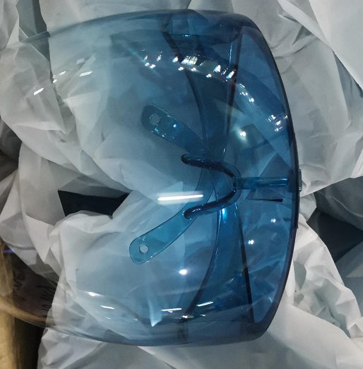 Clear Anti-Spray Protective Face Shield Safety Glasses