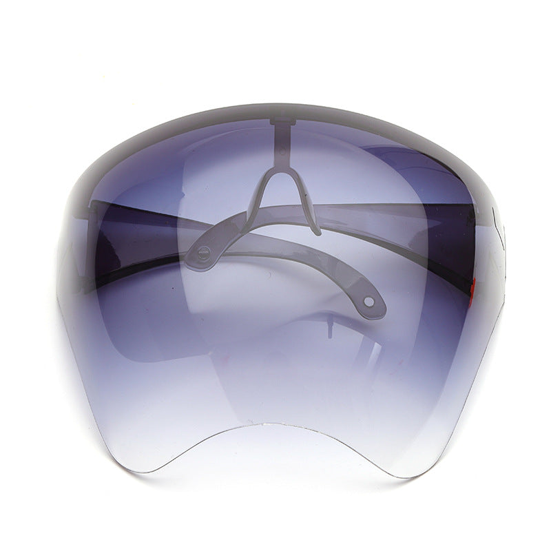 Clear Anti-Spray Protective Face Shield Safety Glasses