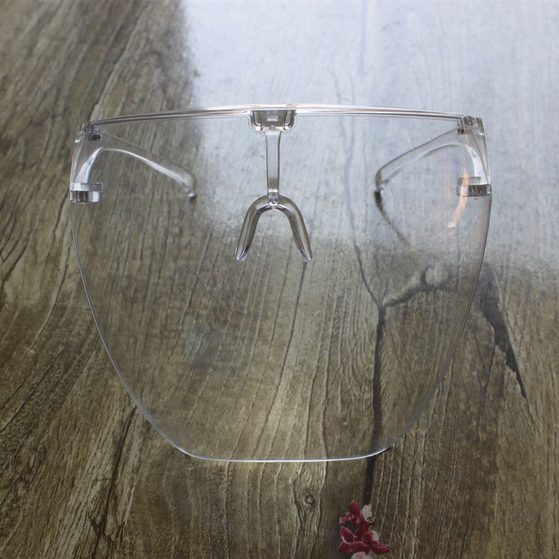 Clear Anti-Spray Protective Face Shield Safety Glasses