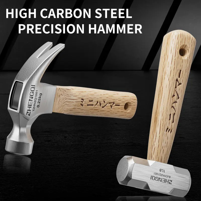 High-Carbon Steel Mini Claw Hammer for Woodworking & DIY 1