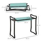 2 - in - 1 Folding Garden Kneeler and Seat with Tool Bag - soilcommander