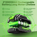 21V Cordless Grass Trimmer & Garden Edger | 2 Batteries - soilcommander