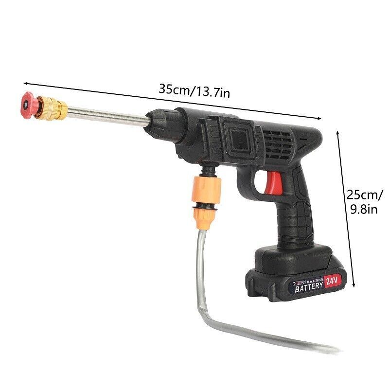 21V Cordless Portable Pressure Washer Kit - soilcommander