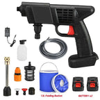 21V Cordless Portable Pressure Washer Kit - soilcommander