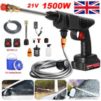 21V Cordless Portable Pressure Washer Kit - soilcommander