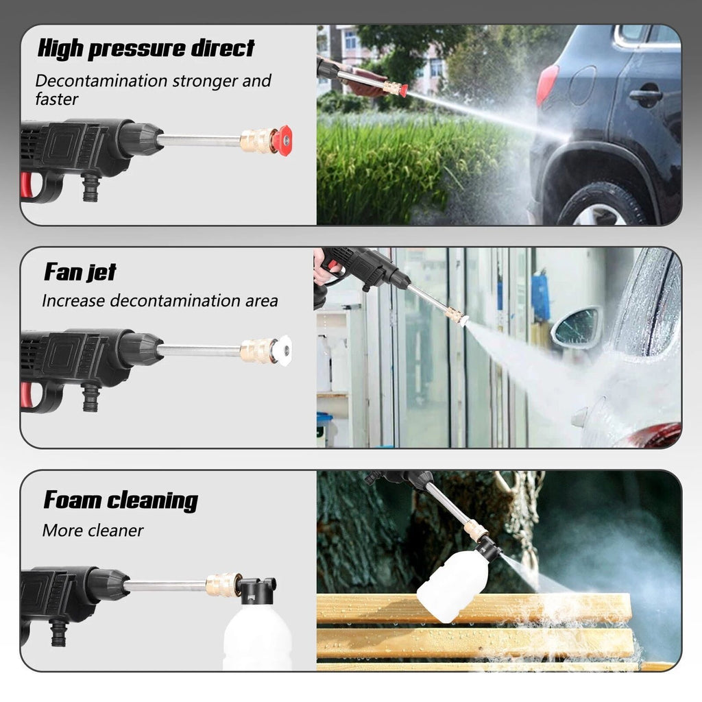 21V Cordless Portable Pressure Washer Kit - soilcommander
