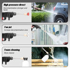 21V Cordless Portable Pressure Washer Kit - soilcommander