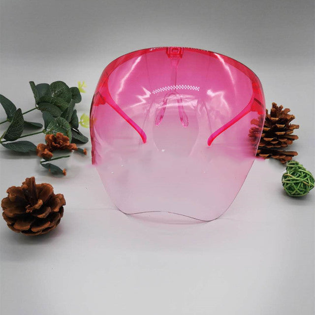 Clear Anti-Spray Protective Face Shield Safety Glasses