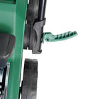 Metal Manual Garden Mower and Dethatcher Scarifier With Removable Collection Bag