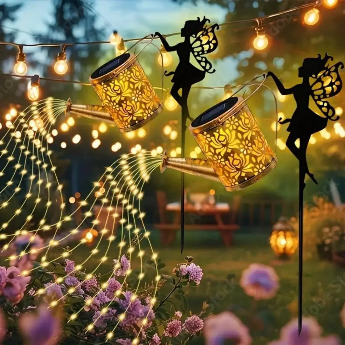 2PCS Solar Garden Decorative Lamp, Outdoor Landscape Lamp, Torch Lamp, Outdoor Lighting Lamp, Party Atmosphere Lamp, Fairy Lamp, Suitable For Gardens, Parks, Commercial Streets, Holiday Gifts. - soilcommander