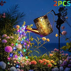 2PCS Solar Garden Decorative Lamp, Outdoor Landscape Lamp, Torch Lamp, Outdoor Lighting Lamp, Party Atmosphere Lamp, Fairy Lamp, Suitable For Gardens, Parks, Commercial Streets, Holiday Gifts. - soilcommander