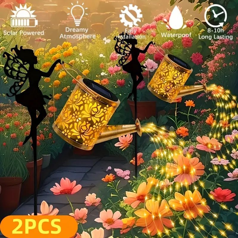 2PCS Solar Garden Decorative Lamp, Outdoor Landscape Lamp, Torch Lamp, Outdoor Lighting Lamp, Party Atmosphere Lamp, Fairy Lamp, Suitable For Gardens, Parks, Commercial Streets, Holiday Gifts. - soilcommander