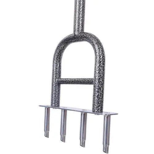 4 Corer Manual Plug Lawn Grass Aerator Tool with Soft Rubber Grip for Loosening Soil - SoilCommander