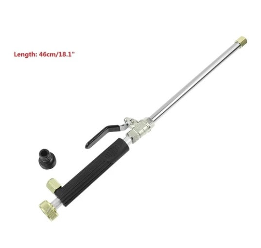 Powerful High-Pressure Water Sprayer With Adjustable Hose Nozzle