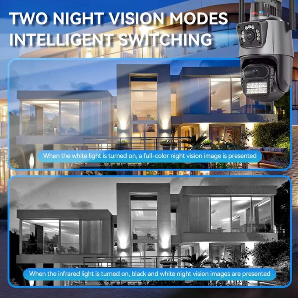 4K Outdoor CCTV Camera – 8MP WiFi PTZ Smart IP66 - soilcommander