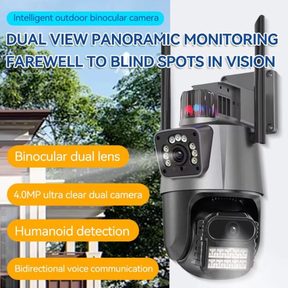 4K Outdoor CCTV Camera – 8MP WiFi PTZ Smart IP66 - soilcommander