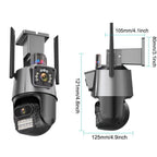 4K Outdoor CCTV Camera – 8MP WiFi PTZ Smart IP66 - soilcommander