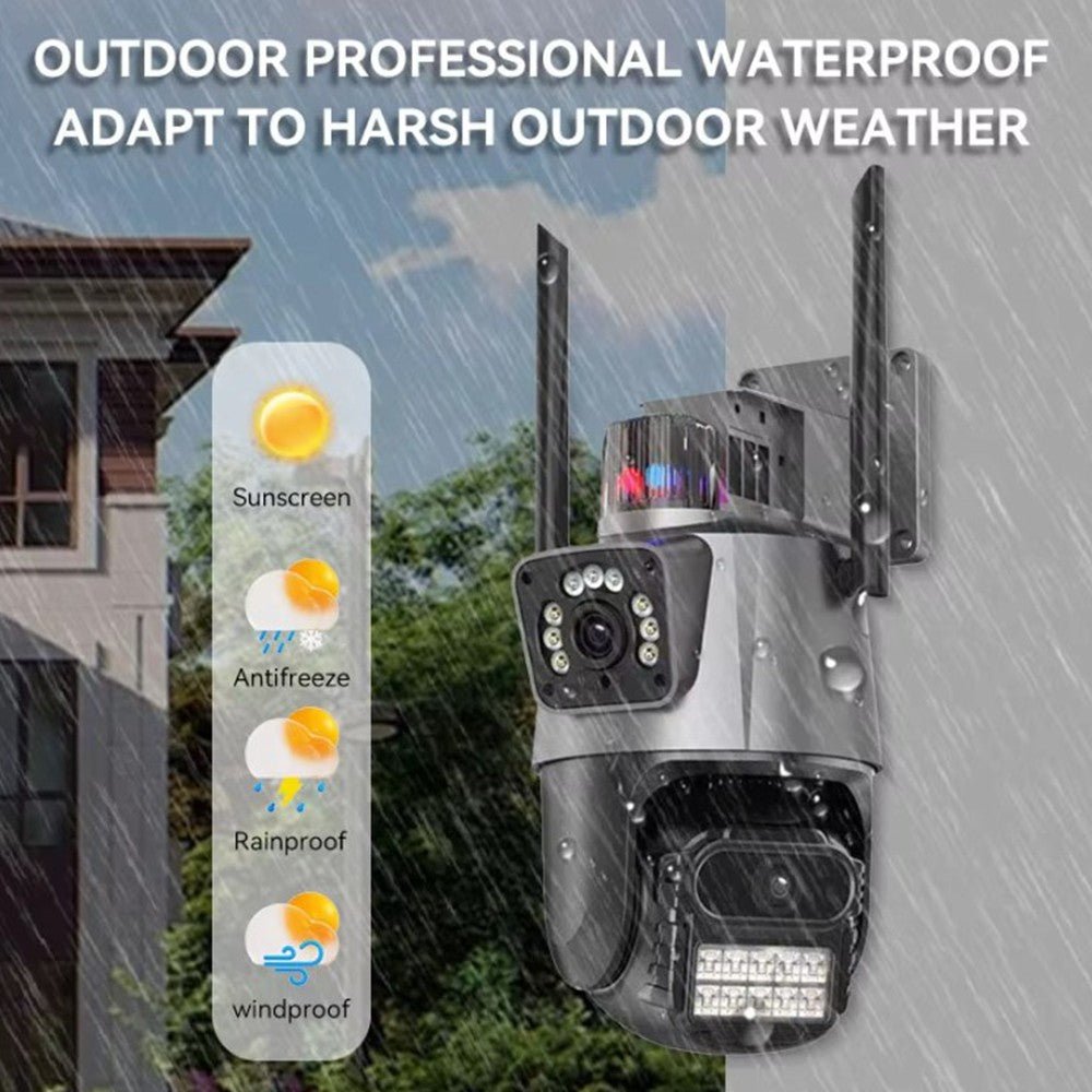4K Outdoor CCTV Camera – 8MP WiFi PTZ Smart IP66 - soilcommander