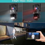 4K Outdoor CCTV Camera – 8MP WiFi PTZ Smart IP66 - soilcommander