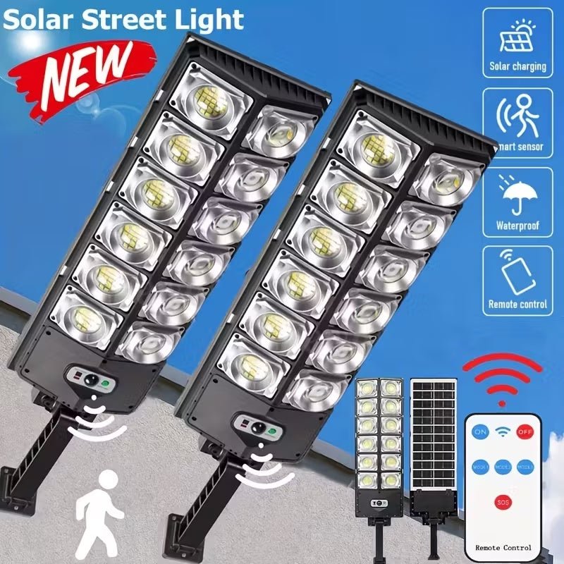 504 LED Solar Motion Sensor Outdoor Security Light - soilcommander
