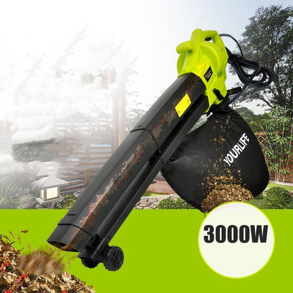 Durable 2-in-1 Electric Leaf Blower and Leaf Vacuum
