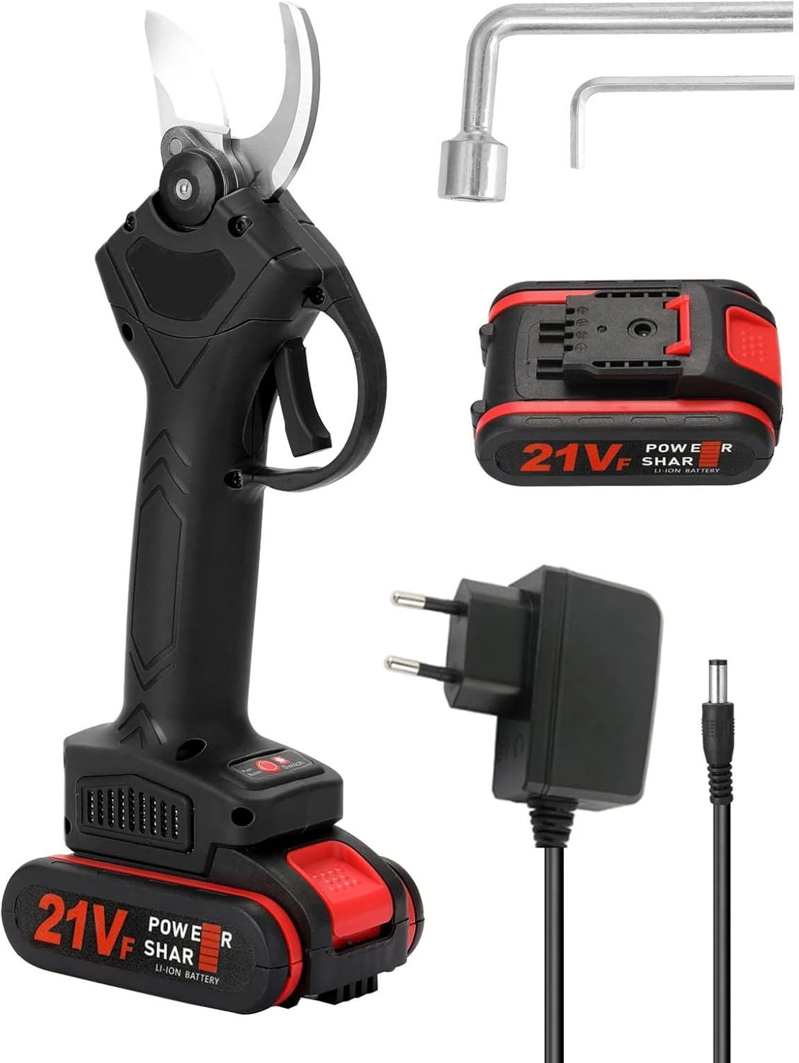 Anbull Electric Pruning Shears Professional Cordless Electric Pruning Shears Pruner With 2PCS Backup Rechargeable 2Ah Lithium Battery Powered Tree Branch Pruner