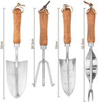 Ergonomic Wooden Handle Steel Gardening Shovel