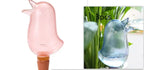 Bird-shaped glass plant watering bulbs for garden self-watering irrigation