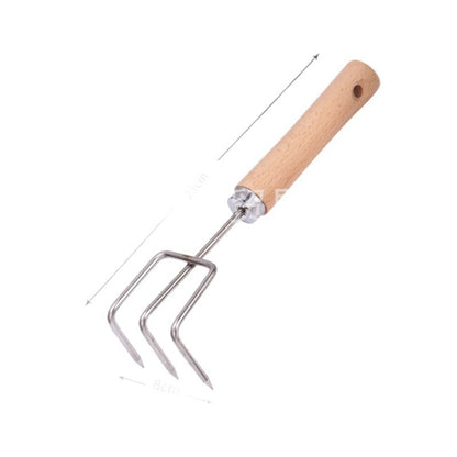 Hand Gardening Tools: Pruning Scissors, Gloves, Hoe, Shovel