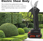 Cordless Electric Tree Pruning Shears With 2PCS 2Ah Lithium Battery