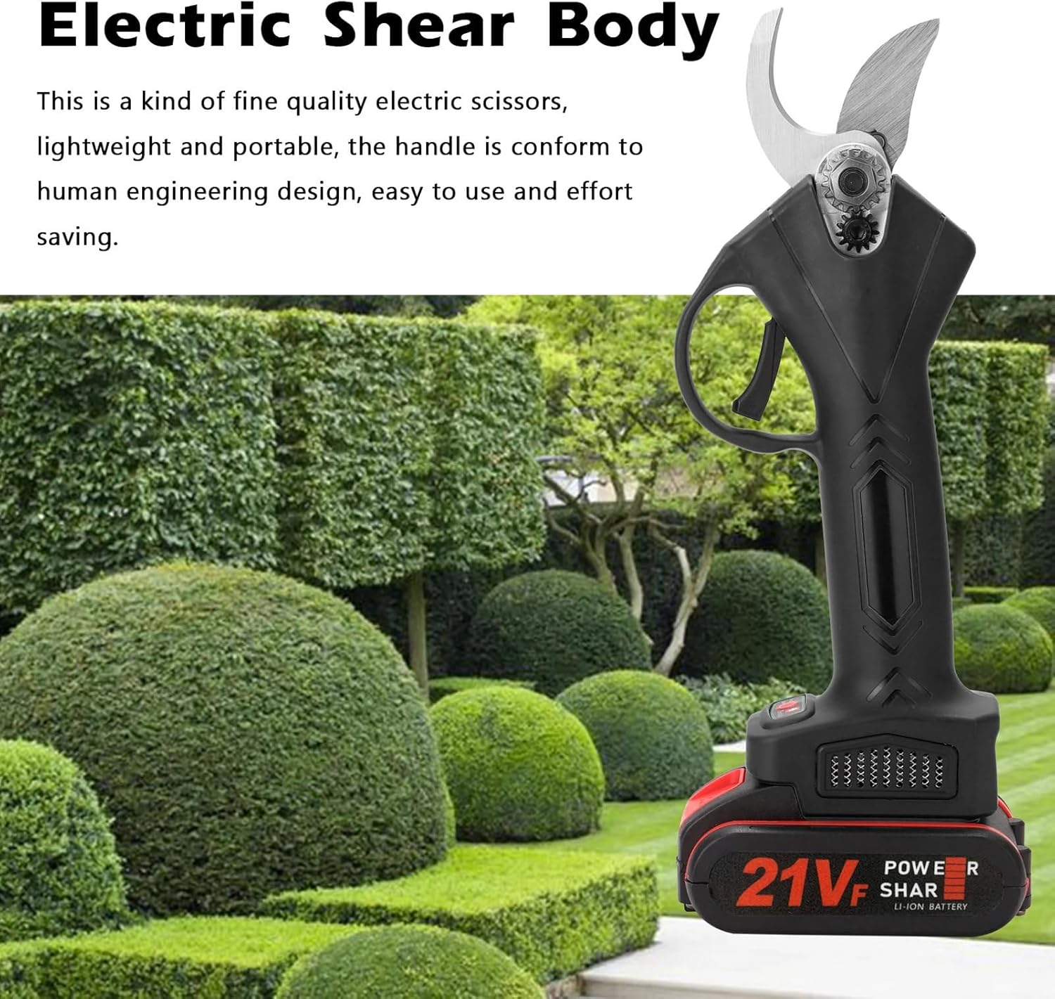 Cordless Electric Tree Pruning Shears With 2PCS 2Ah Lithium Battery