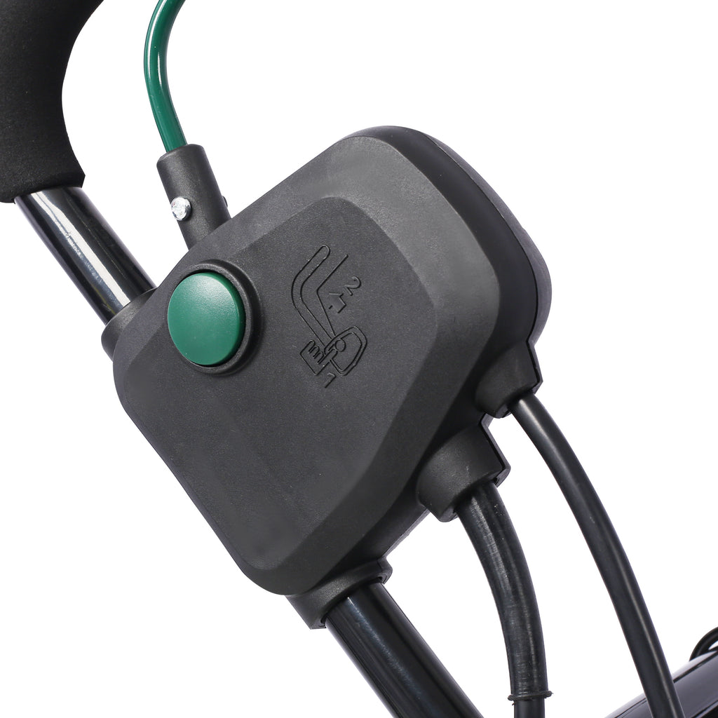 Metal Manual Garden Mower and Dethatcher Scarifier With Removable Collection Bag