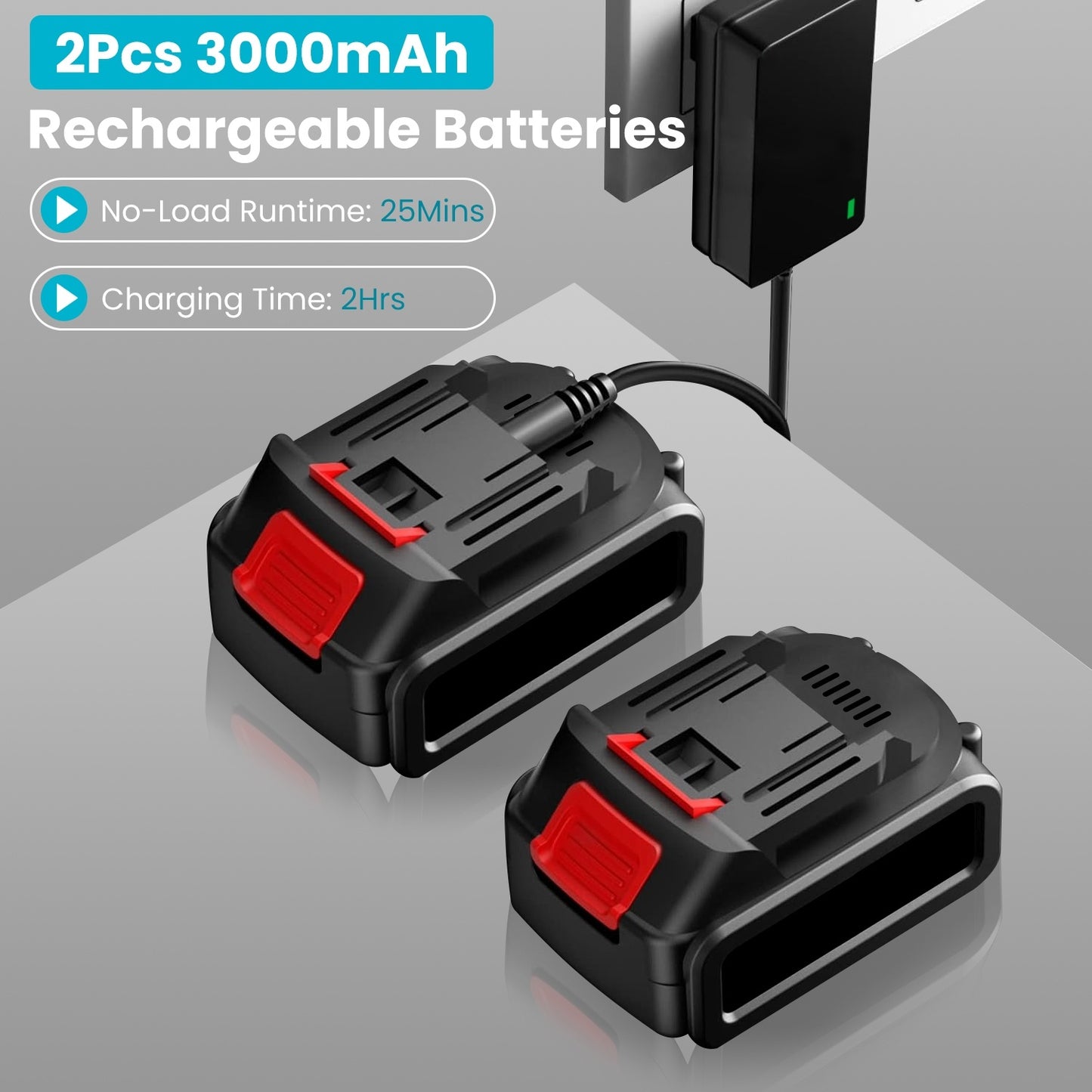 4 In 1 Cordless Pruning Shear And Electric Chainsaw With Max 5.5FT Extension Poles 4in Or 6in Pole Saw SK5 Blade Brushless Pruning Shear With 2Pcs 3.0Ah Batteries For Garden Yard