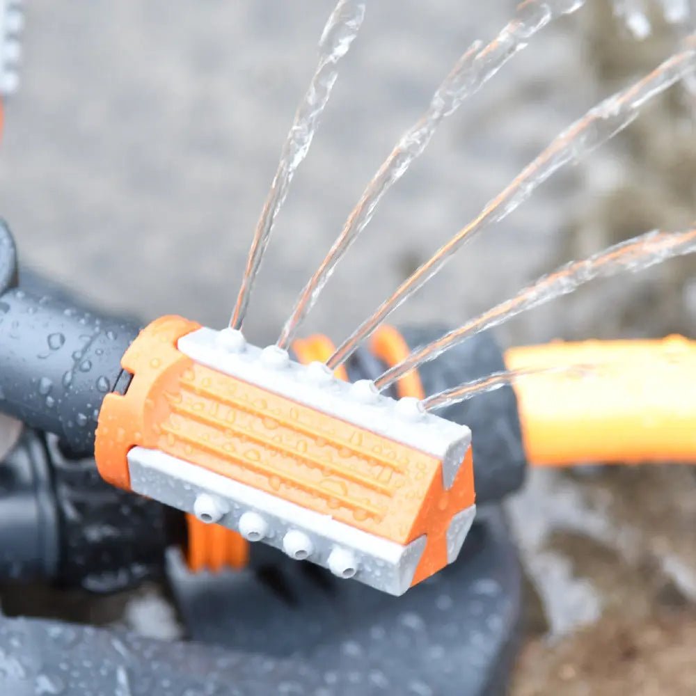 Adjustable 360 Degree 3 - arm Rotating Sprinklers Grass Lawn Automatic Watering Nozzles Garden Agriculture Irrigation Device - soilcommander