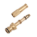 Brass Garden Hose Spray Gun | Adjustable Nozzle - soilcommander