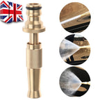 Brass Garden Hose Spray Gun | Adjustable Nozzle - soilcommander