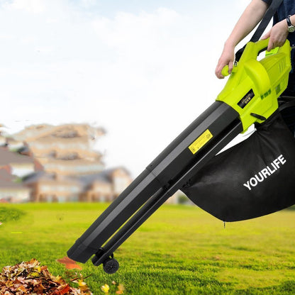 Durable 2-in-1 Electric Leaf Blower and Leaf Vacuum