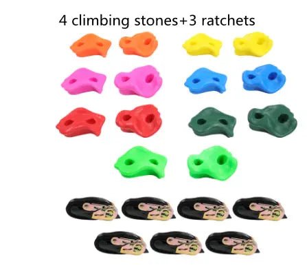Children Harness Ratchet Rock Climbing Climbing Wall Tools - soilcommander
