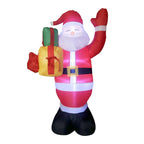 Christmas LED Lights Glowing Santa Tree Snowman Inflatable Doll Outdoor Yard Garden Decor - soilcommander