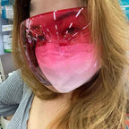 Clear Anti-Spray Protective Face Shield Safety Glasses