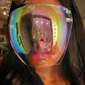 Clear Anti-Spray Protective Face Shield Safety Glasses